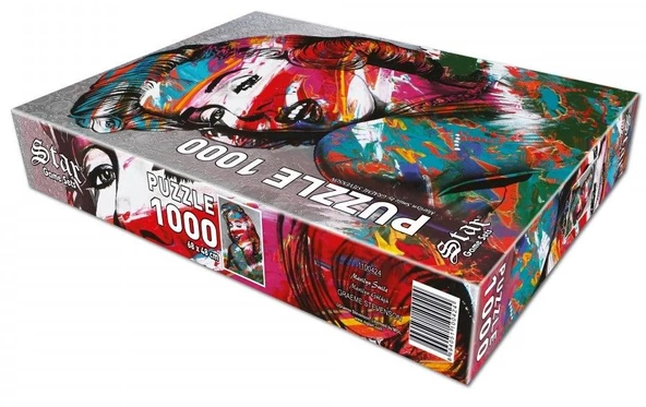 Star Puzzle 1000 Parça Marilyn Gülüşü Puzzle - Resim 3