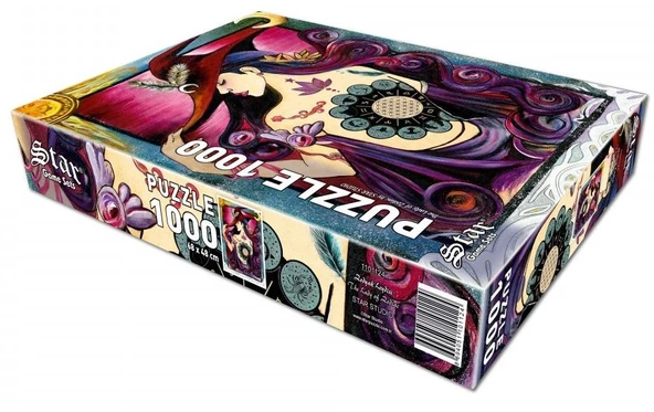 Star Puzzle 1000 Parça Zodiac Leydisi Puzzle - Resim 3