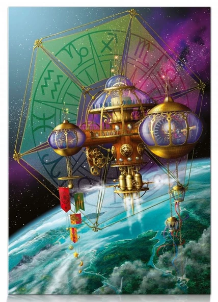 Star Puzzle 1000 Parça Zodiac Teleskop Puzzle