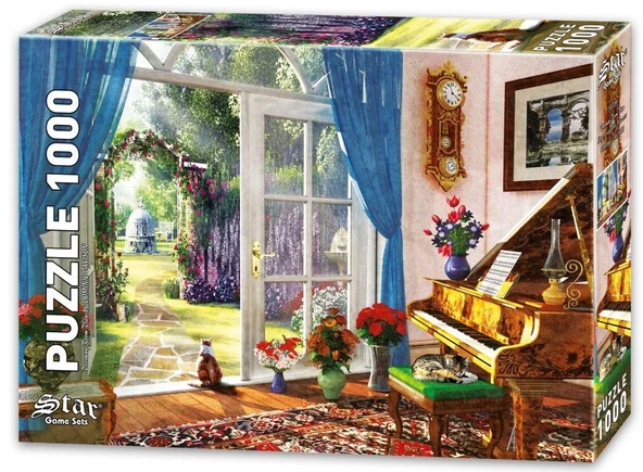 Star Puzzle 1000 Parça Kapı Arasından Manzara Puzzle - Resim 2