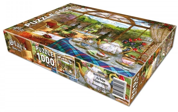 Star Puzzle 1000 Parça Kış Bahçesi Puzzle - Resim 3