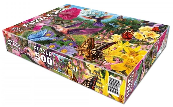 Star Puzzle 500 Parça Kuş Cenneti Puzzle - Resim 3