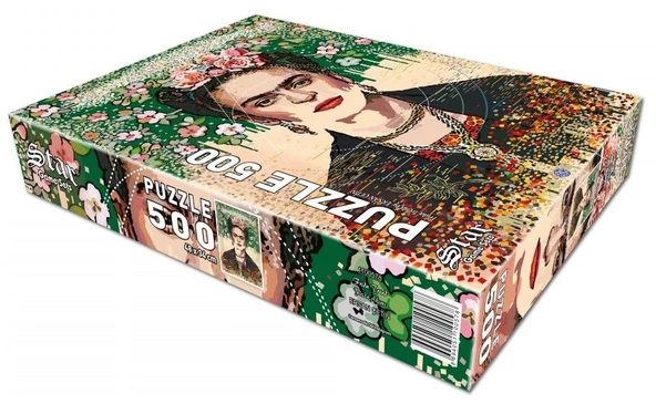Star Puzzle 500 Parça Frida Akımı Puzzle - Resim 3