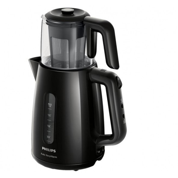 Philips Çay Ustası HD7301/00 1700W Çay Makinesi Siyah