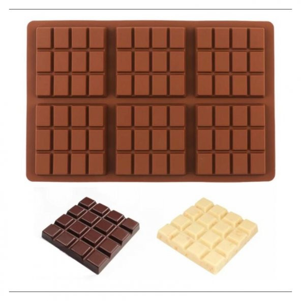 Siliko World Çikolata Kalıbı Büyük Tablet Silikon