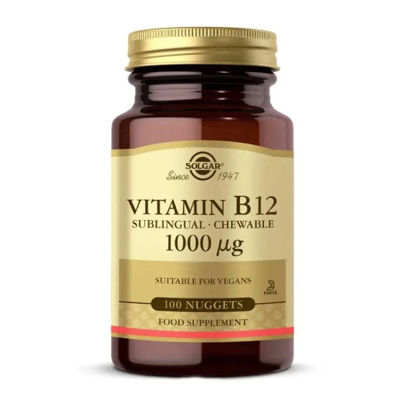 Solgar Vitamin B12 1000 mcg 100 Kapsül ürün görseli 1