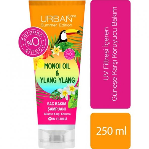 Urban Care Monoi Oil & Ylang Ylang Güneş Sonrası Koruyucu Saç Bakım Şampuan 250 ml