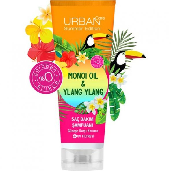 Urban Care Monoi Oil & Ylang Ylang Güneş Sonrası Koruyucu Saç Bakım Şampuan 250 ml - 3