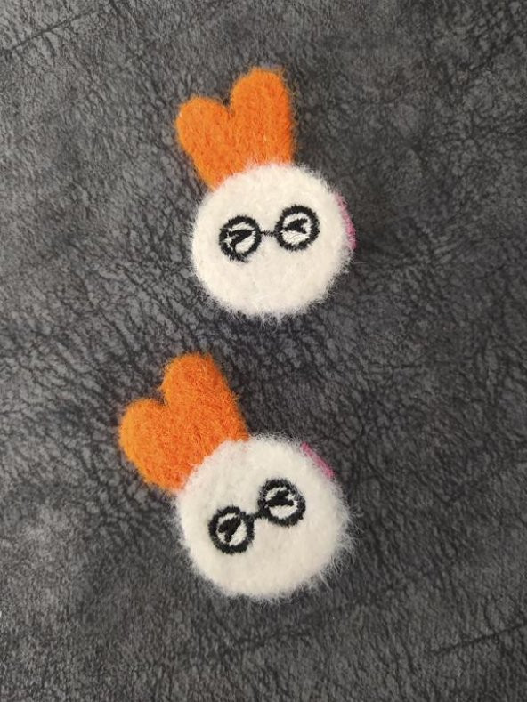 Sevimli Ördek Keçe Pens Toka Saç Aksesuar ürün görseli