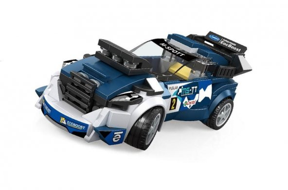 Wange Süper Car Mavi Spor Yarış Arabası 204 Parça Lego ürün görseli