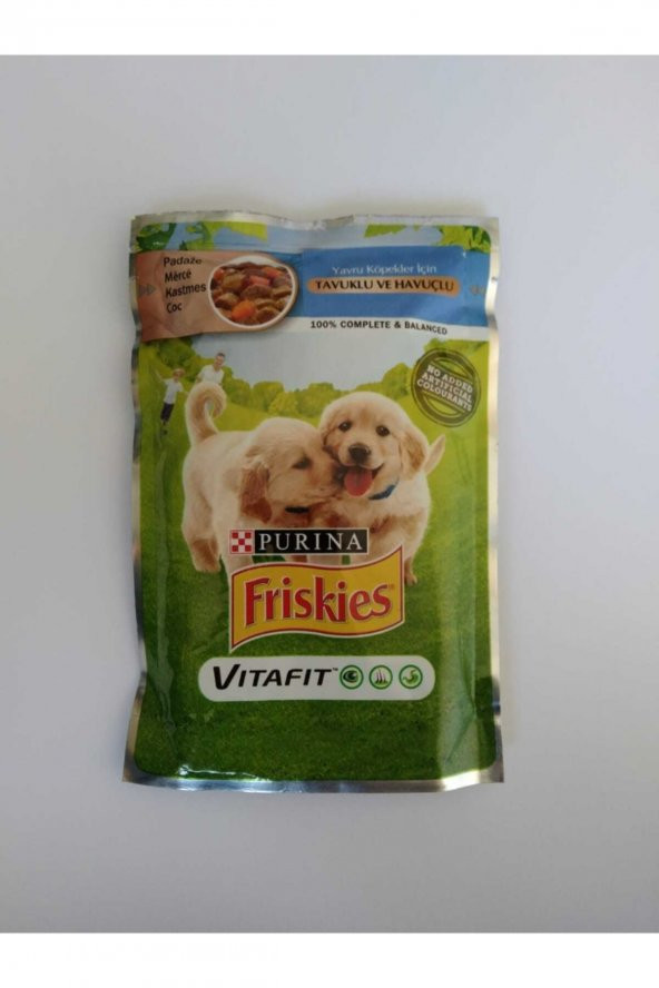 Friskies Tavuk Ve Havuç Yavru Köpek Maması 100gr 6 Adet