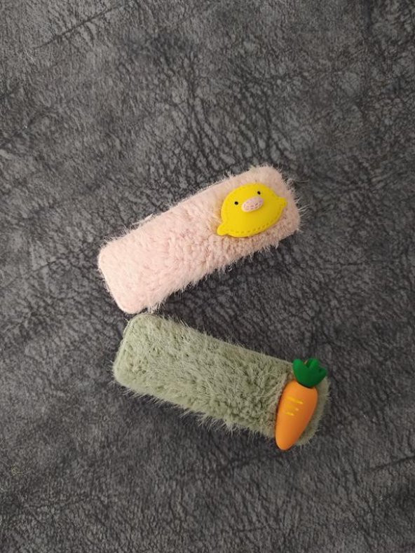 Sevimli Renkli Tokalar Sevimli Kız Çocuk Saç Aksesuarları - Resim 4