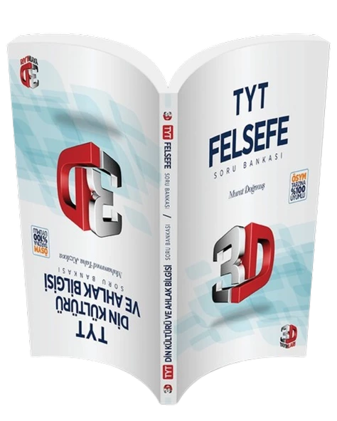 3D Yayınları TYT Din Kültürü Ve Felsefe Soru Bankası Tamamı Video Çözümlü