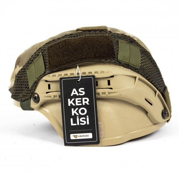 Yeni Kamuflaj Kısa Airsoft Askeri Kask Kılıfı - 3