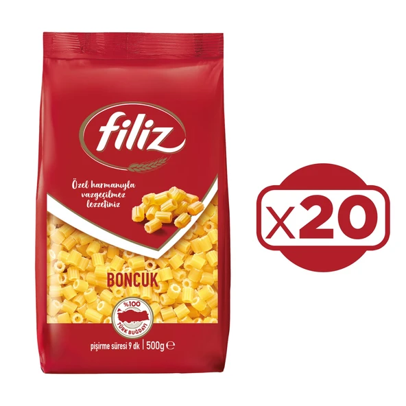 Filiz Boncuk Makarna 500 gr x 20 Adet ürün görseli