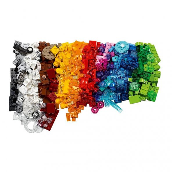 LEGO Classic 500 Parçalık Yaratıcı Şeffaf Parçalar Kutusu (11013) - Çocuk Oyuncak Yapım Seti - 8