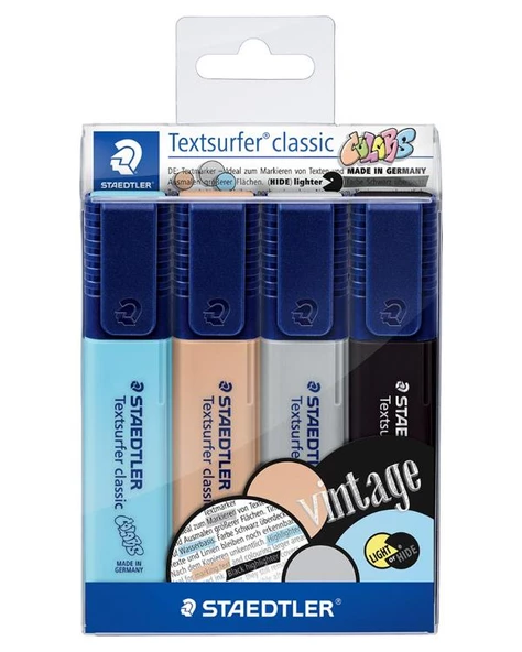 Staedtler Nostaljik Fosforlu Kalem 4lü