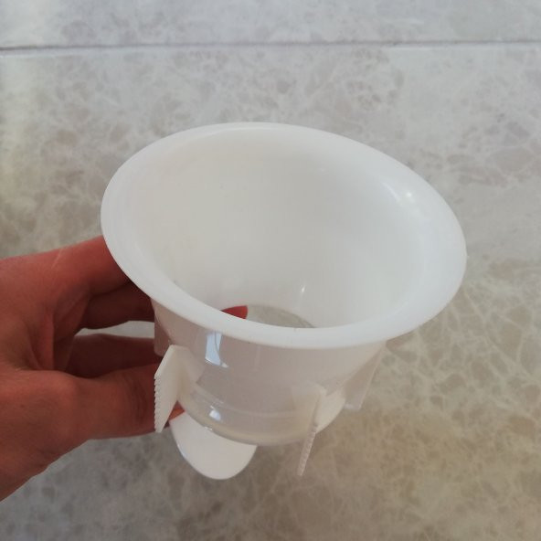 Zambak Plastik Zambak Wc Matik Tek Kapak Posetli - 4