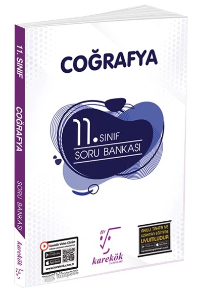 11. Sınıf Coğrafya Soru Bankası Karekök Yayınları