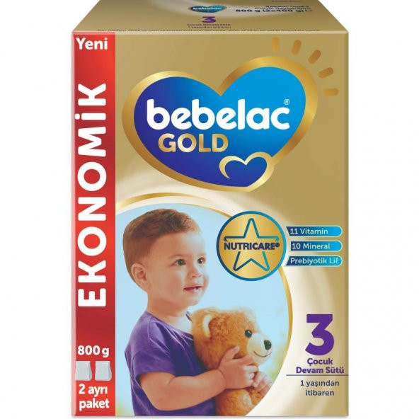 Bebelac Gold 3 Çocuk Devam Sütü 800 gr