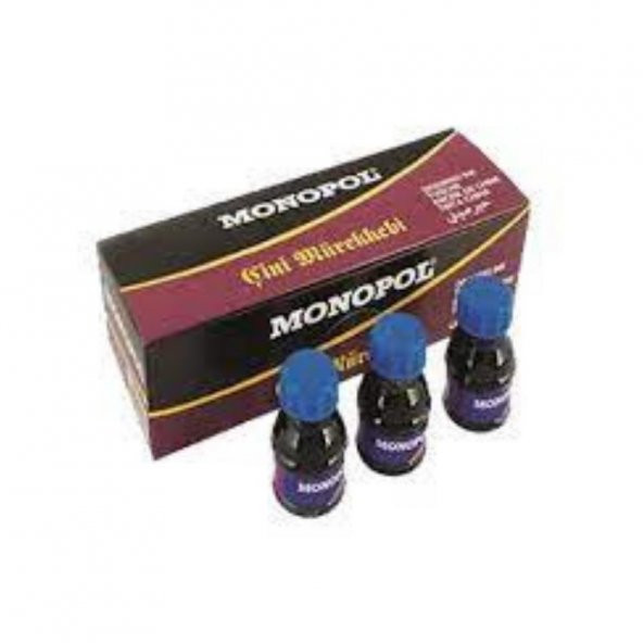 Mavi Çini Mürekkebi 30 cc Monopol Mavi Çini Mürekkebi 30 ml 1 Adet - 3