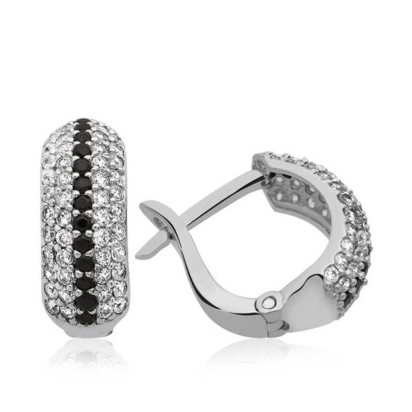 Gümüş Tamtur Küpe - Resim 3