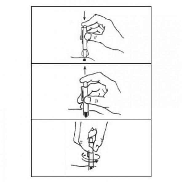 Kene Çıkarma Forcepsi. 10 cm - 3