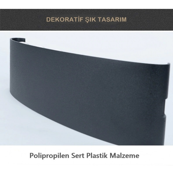 Dekoratif Çift Yönlü Duvar Aydınlatma Led Aplik Duvar Aplik Cata Haiti Gün Işığı Dekoratif  Led Aplik - 10