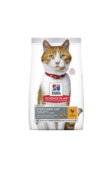 Hill's Tavuklu Kısırlaştırılmış Kedi Maması 15 Kg