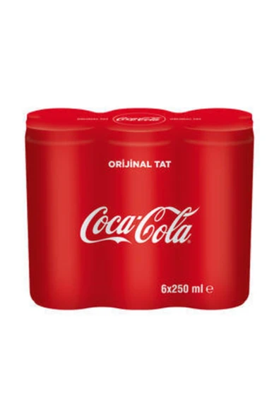Coca Cola 250 ml Kutu 6 lı Paket - 2