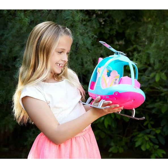 Orjinal Barbie'nin Pembe Helikopteri Oyun Seti - 3