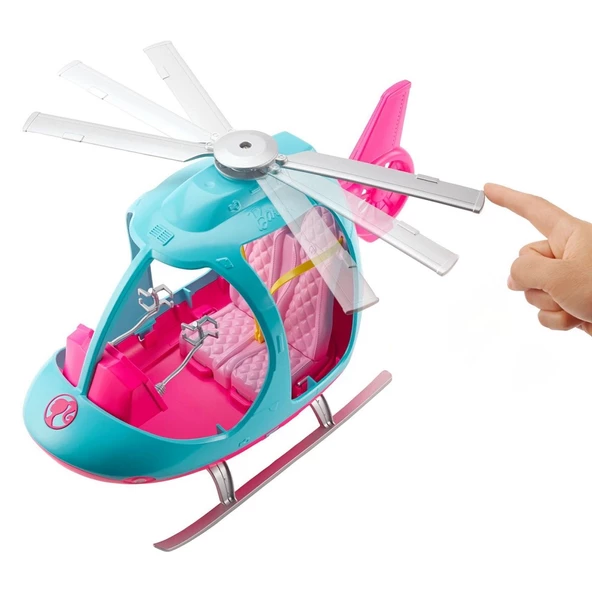 Orjinal Barbie'nin Pembe Helikopteri Oyun Seti - 4