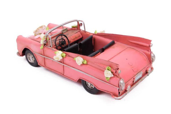 Dekoratif Metal Gelin Arabası Üstü Açık - Resim 2