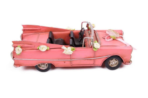 Dekoratif Metal Gelin Arabası Üstü Açık - Resim 3