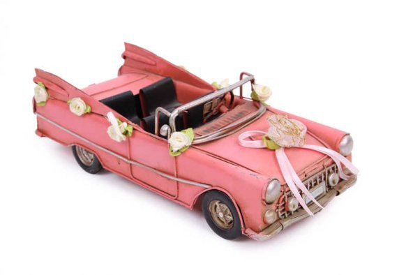 Dekoratif Metal Gelin Arabası Üstü Açık - Resim 4