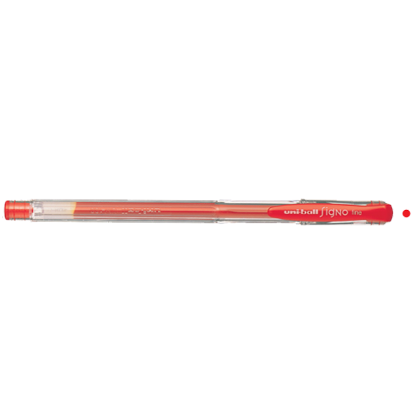 Uni-Ball Roller Kalem Signo Fine Jel Bilye Uç 0.7 MM Kırmızı UM-100