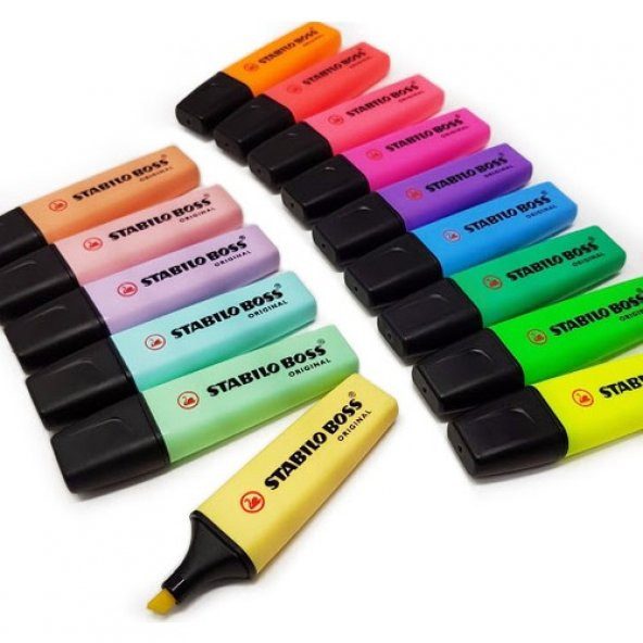 Stabilo Fosforlu Kalem Boss Orıgınal 15 Li Set 7015-01 - 2