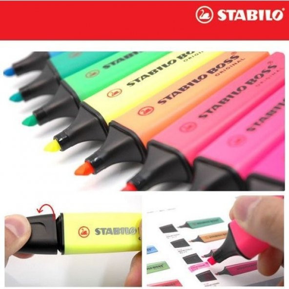 Stabilo Fosforlu Kalem Boss Orıgınal 15 Li Set 7015-01 - 5