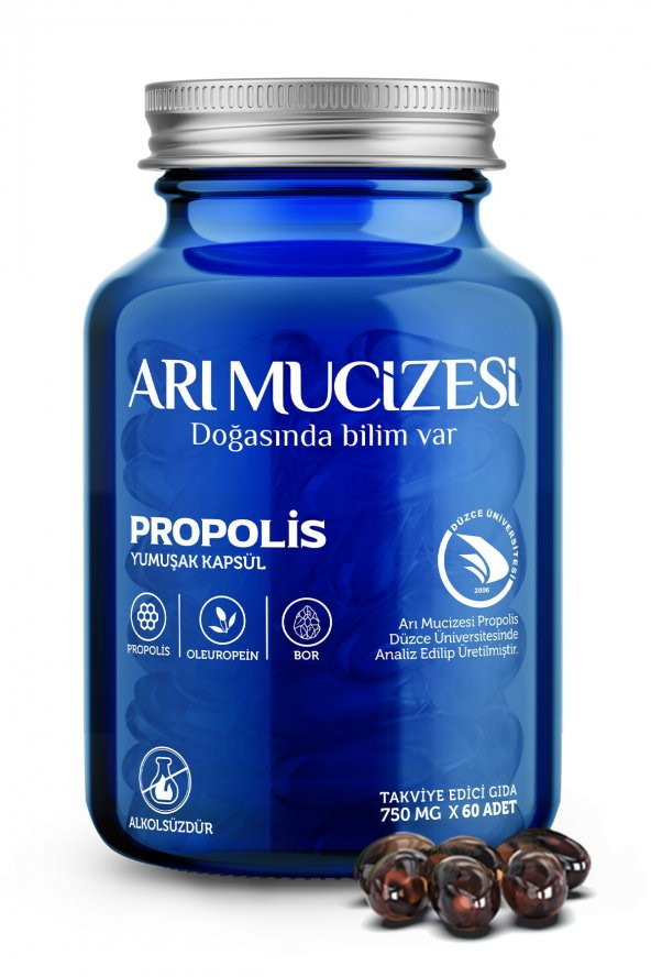 Arı Mucizesi Propolis Softgel 750 mg x