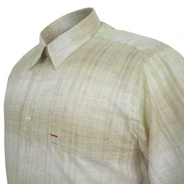 Erkek Büyük Beden Battal Boy Kısa Kollu Gömlek - 3