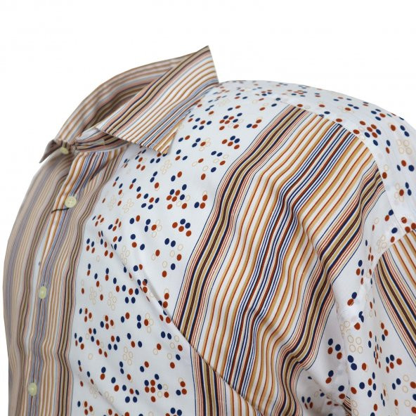 Erkek Büyük Beden Battal Boy Kısa Kollu Gömlek - 4