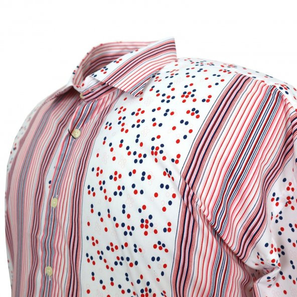 Erkek Büyük Beden Battal Boy Kısa Kollu Gömlek - 5