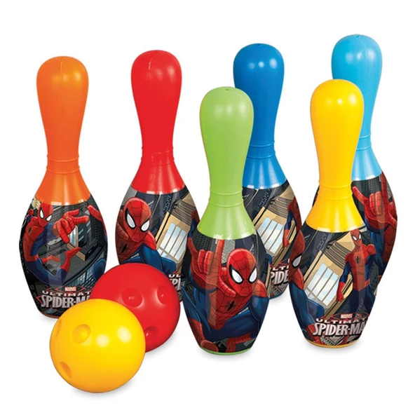Orjinal Spiderman Lisanslı Büyük Boy Bowling Oyunu Örümcek Adam Bovling - 2