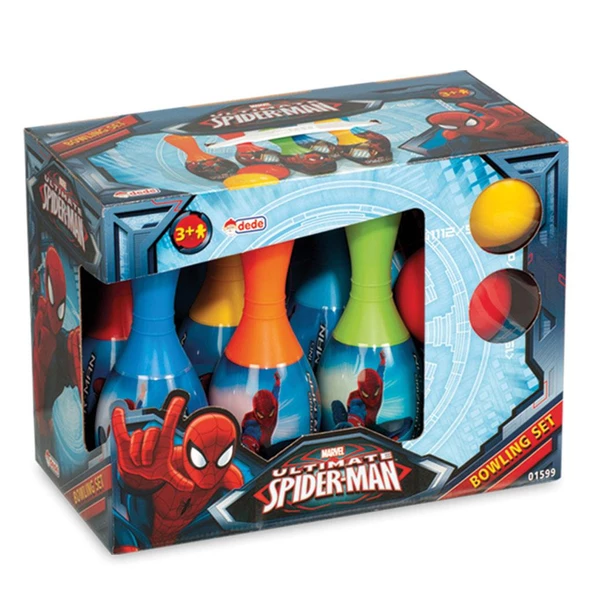 Orjinal Spiderman Lisanslı Büyük Boy Bowling Oyunu Örümcek Adam Bovling - 3