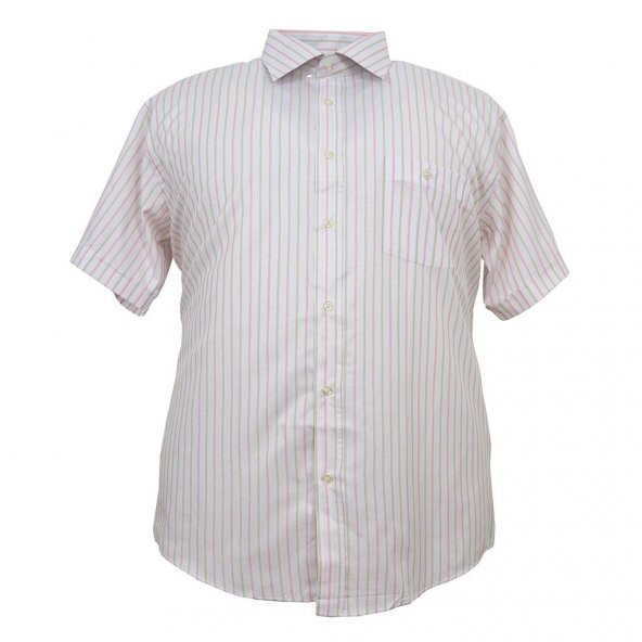 Büyük Beden Battal Boy Erkek Gömlek Surco Kısa Kol