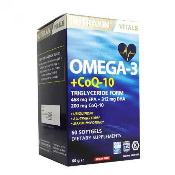 Nutraxin Omega-3+Coq-10 60g