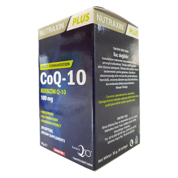 Nutraxin Coq-10 30 Softgel