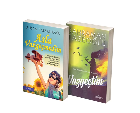 Asla Vazgeçmedim - Vazgeçtim 2 Kitap Set