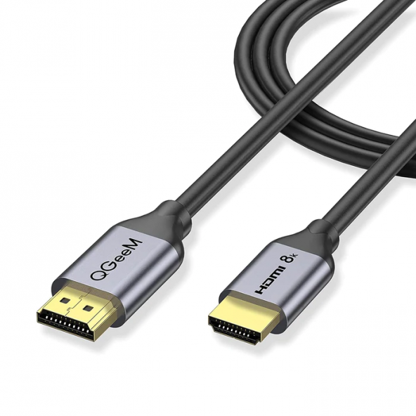 Qgeem QG-AV17 HDMI(2.1) Kablo 4.57M 8K 60Hz & 4K 120Hz, 48Gbps