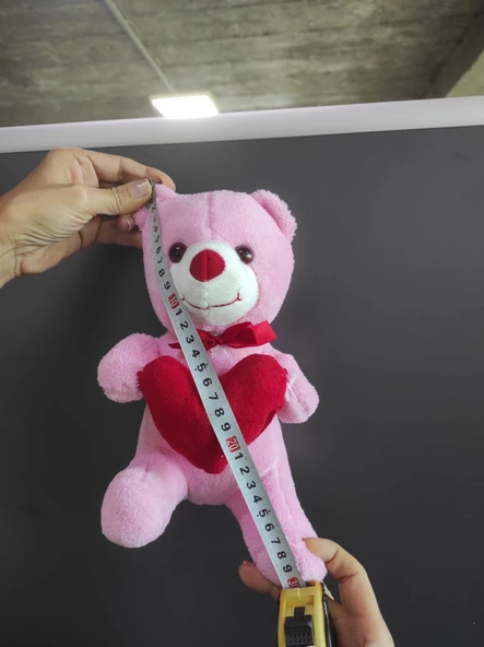 Sevdiklerinize Özel Kalp Tutan, Şirin Peluş Ayıcık - 30 cm - 6